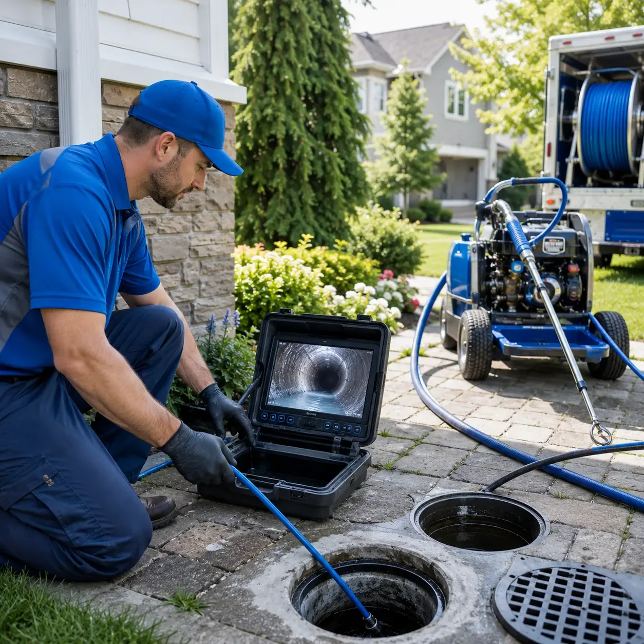 Outdoor drain cleaning professionals serving Davisburg, MI